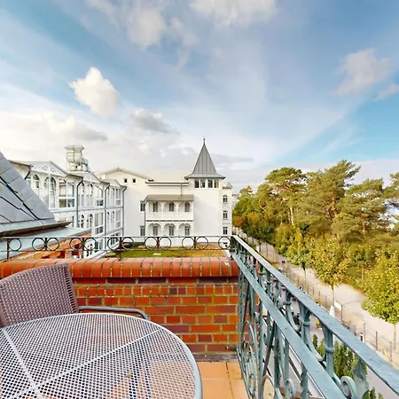 Direkt Am Mit Meerblick Und Balkon,villa Glueckspilz, Apartment Binz