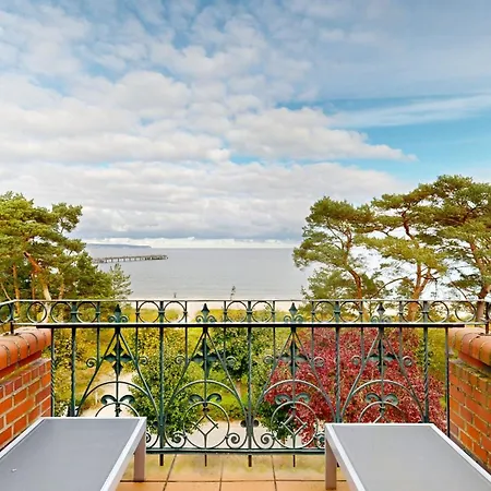Direkt Am Mit Meerblick Und Balkon,villa Glueckspilz, * Binz
